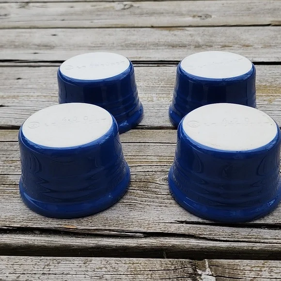 4 Le Creuset Stackable Ramekins Blueberry Color - Picture 5 of 16